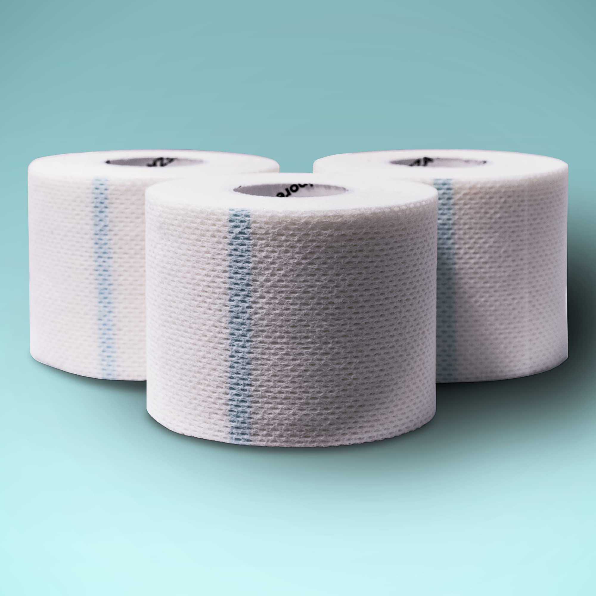 Book Cover Areza Medical Surgical Tape Three Rolls Porous Skin Soft Fabric Cloth Adhesive Tape 2