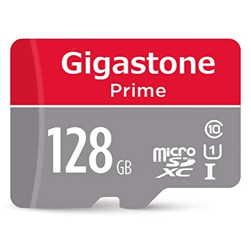 Book Cover Gigastone 128GB Micro SD Card UHS-I U1 Class10 MicroSD XC Memory Card with SD Adapter High Speed Memory Card Class 10 UHS-I Full HD Video Nintendo Switch Dashcam GoPro Camera Samsung Canon Nikon Drone