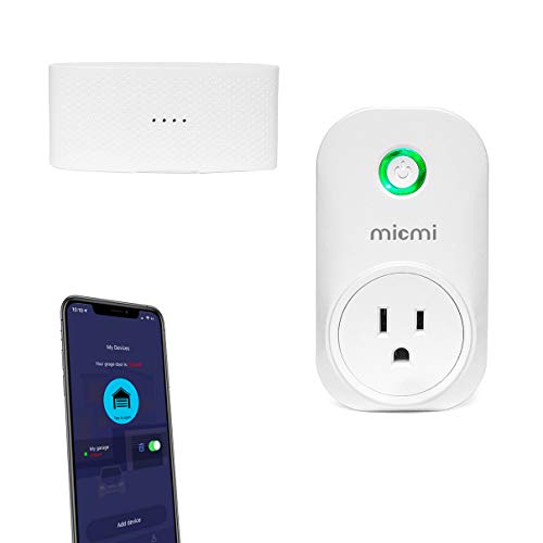Book Cover Smart WiFi Garage Door Opener, Wireless & WiFi Remote Smart Phone Controlled, Compatible with Amazon Alexa, Google Assistant, IFTTT, No Hub Required