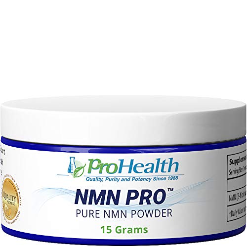 Book Cover ProHealth NMN Powder (15 Grams) Nicotinamide Mononucleotide | NAD+ Precursor | Supports Anti-Aging, Longevity and Energy | Non-GMO