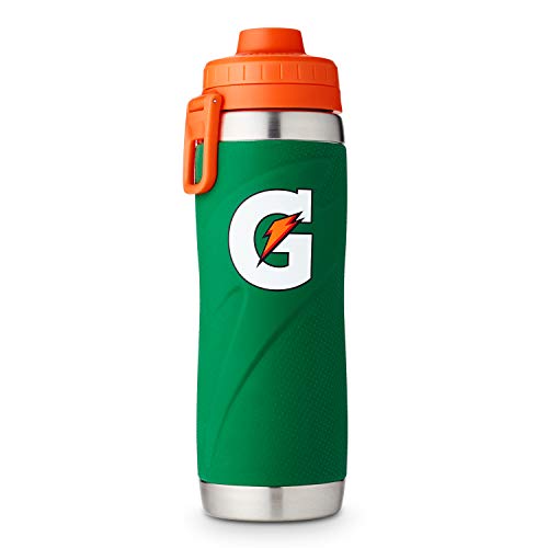 Book Cover Gatorade Stainless Steel Sport Bottle, 26oz, Double-Wall Insulation