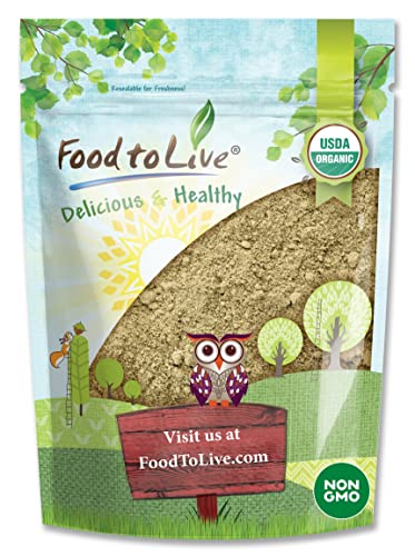 Book Cover Food to Live Organic Hemp Protein Powder, 2 Pounds — 50% Protein, Non-GMO, Non-Irradiated, Pure, Kosher, Vegan Superfood, Rich in Iron and Fiber