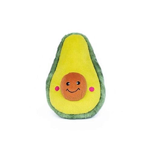Book Cover ZippyPaws - NomNomz Plush Squeaker Dog Toy for The Foodie Pup - Avocado