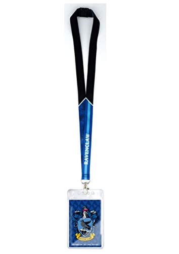 Book Cover Harry Potter Unisex-Adult's Ravenclaw Lanyard Novelty, Blue, One Size