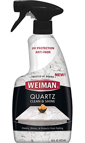 Book Cover Weiman Quartz Countertop Cleaner and Polish - Clean & Shine Your Quartz Countertops Islands and Stone Surfaces with UV Protection