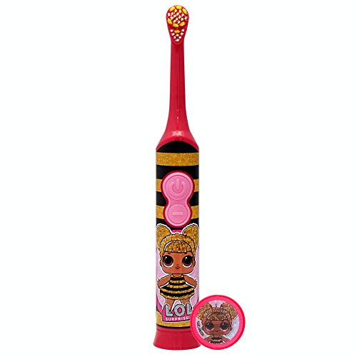 Book Cover Firefly Power Protect Toothbrush with Antibacterial Character Cap - LOL (Assorted Characters)