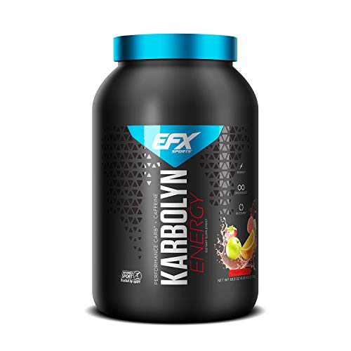 Book Cover EFX Sports Karbolyn Energy | Pre-Workout Carbohydrate Supplement Powder + Added Energy | Carb Load, Energize, Improve Faster | Easy to Mix | Fruit Punch (4 LB 4.8 OZ)