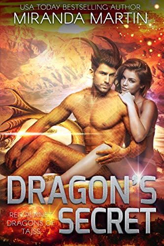 Book Cover Dragon's Secret: A SciFi Alien Romance (Red Planet Dragons of Tajss Book 14)