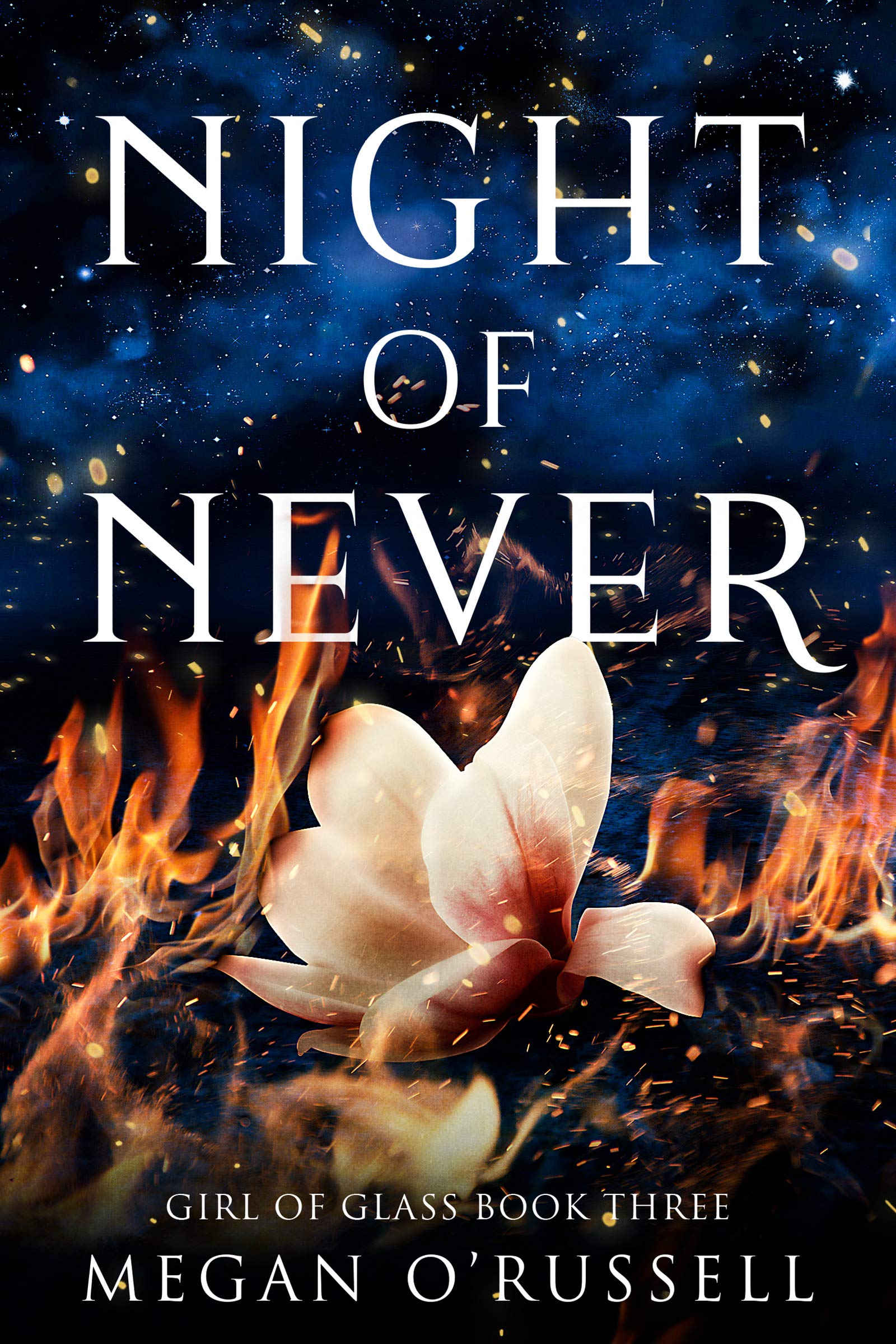 Book Cover Night of Never (Girl of Glass Book 3)