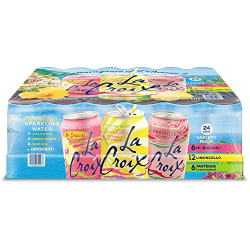 Book Cover La Croix Curate Variety Pack of Sparkling Water, 12 Fl Oz (Pack of 24)