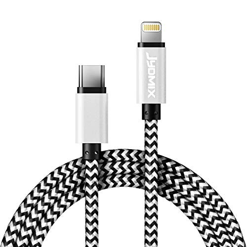 Book Cover JYDMIX USB C to Lightning Cable 3FT [Apple MFi Certified] Nylon Braided Compatible with iPhone 12/12 Pro/SE 2020/11/11Pro/ X/XS/XR/XS Max / 8/8 Plus, Support Power Delivery by Type C Charger