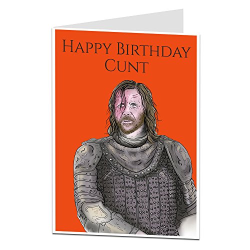 Book Cover Offensive Funny Happy Birthday Card for Men Him Rude Obscene Message Perfect for Brother Friend