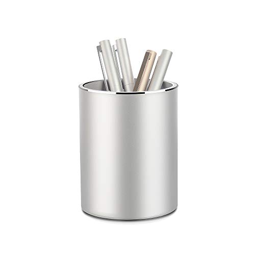 Book Cover Metal Pencil and Pen Holder Vaydeer Round Aluminum Desktop Organizer and Cup Storage Box for Office,School,Home and Kids 3.9Ã—3.1 inchâ€¦