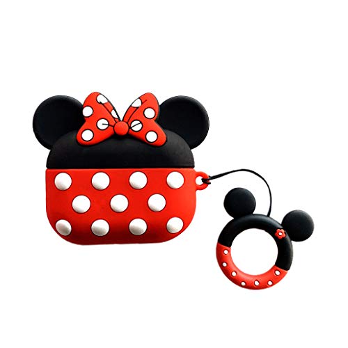 Book Cover AKXOMY Compatible with Airpods Case, 3D Cute Cartoon Mickey Mouse Airpod Case, Charging Shockproof Earphone Case Cover for Apple AirPods 1&2 Case (Mickey)