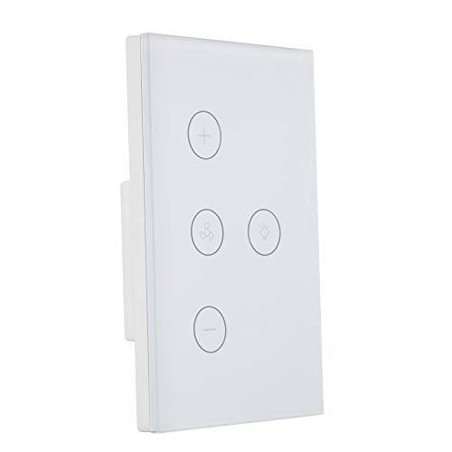 Book Cover DHOUSE Smart Light Switch,WiFi Fan Celling Switch APP Remote Timer and Speed Control Compatible with Amazon Alexa,Ehco and Google Home,FCC Certification,No Hub Required,Easy and Safe installation