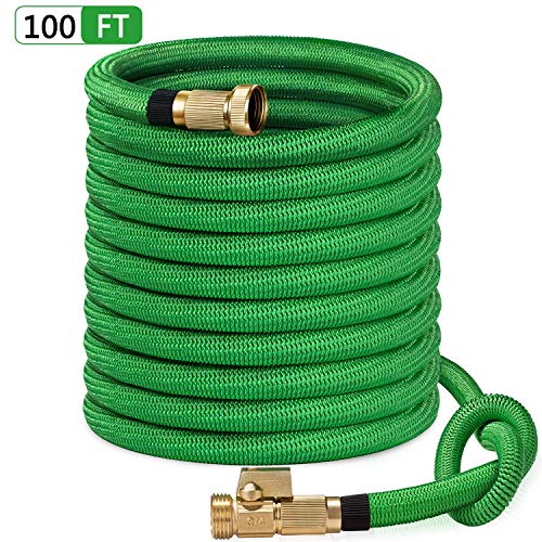 Book Cover 100ft Garden Hose - All New Expandable Water Hose with Double Latex Core 3/4
