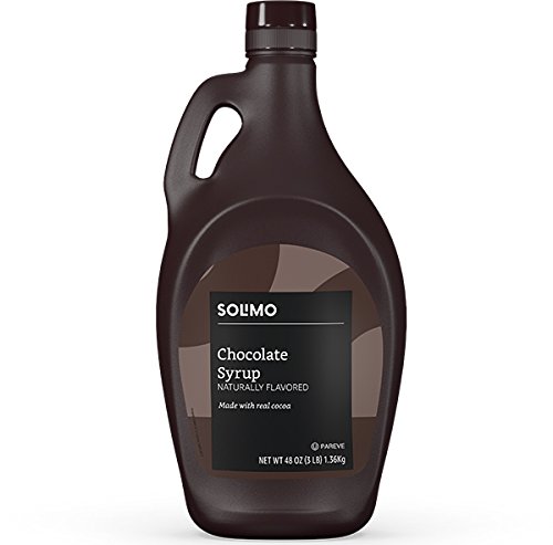 Book Cover Amazon Brand - Solimo Chocolate Syrup, 48 Ounce