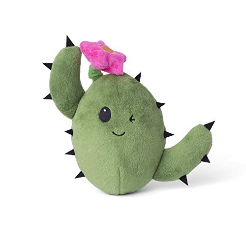Book Cover BarkBox Interactive 2-in-1 Stuffed Plush Squeaky Dog Toy for Small/Medium/Large Dogs (Consuela The Cactus, Medium/Large Dog)