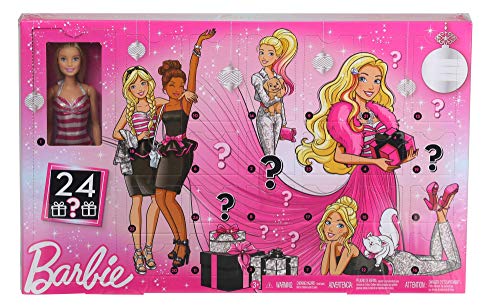 Book Cover Barbie GFF61 Christmas Advent Calendar, Doll and Fashion Accessories