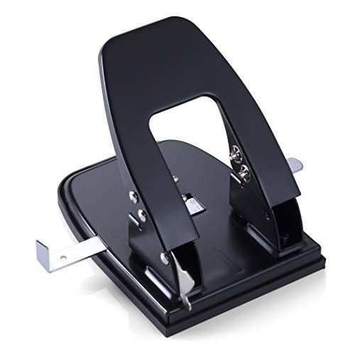 Book Cover Officemate Standard 2 Hole Paper Punch, 30 Sheets Capacity, Black (90079)