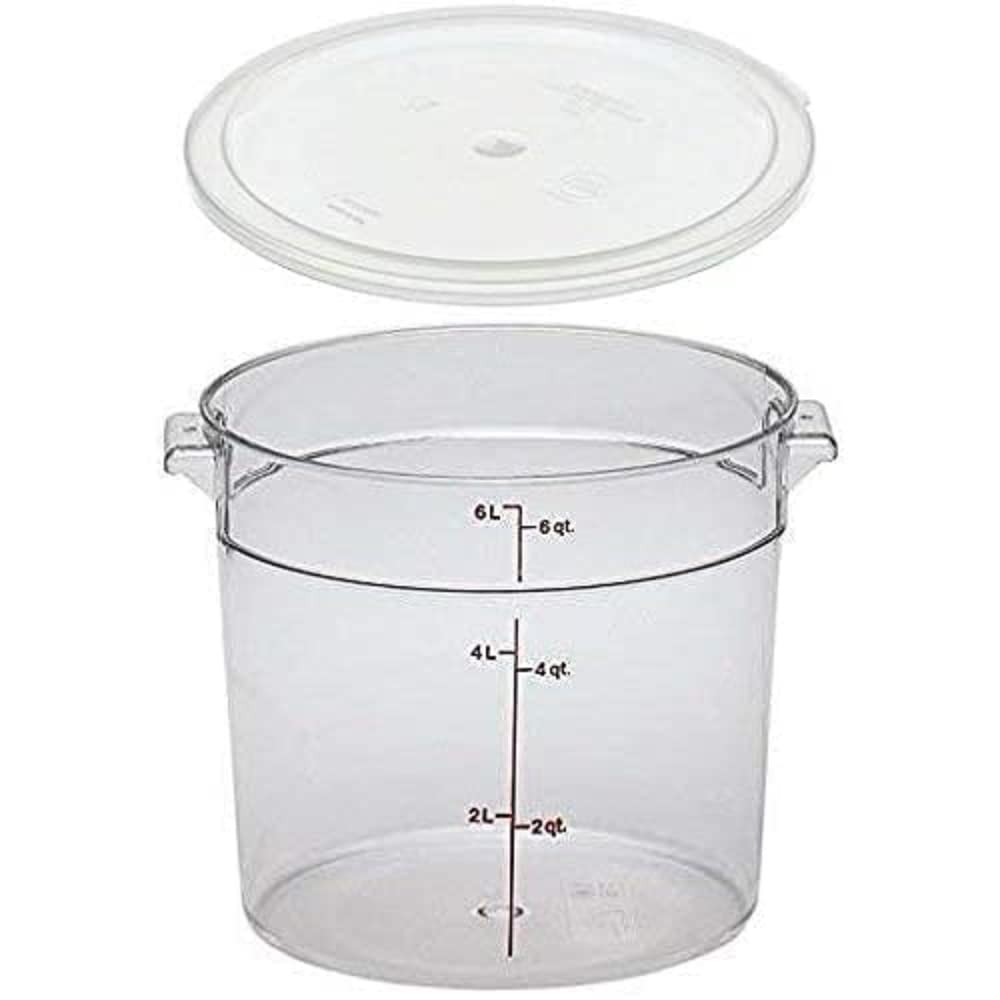 Book Cover Cambro , 6 Quart wit Lid (Clear), DAA