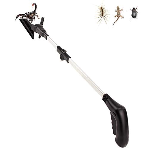 Book Cover Angveirt Long Arm Catching Tool Indoor Outdoor Bug Remove Grabber, 29