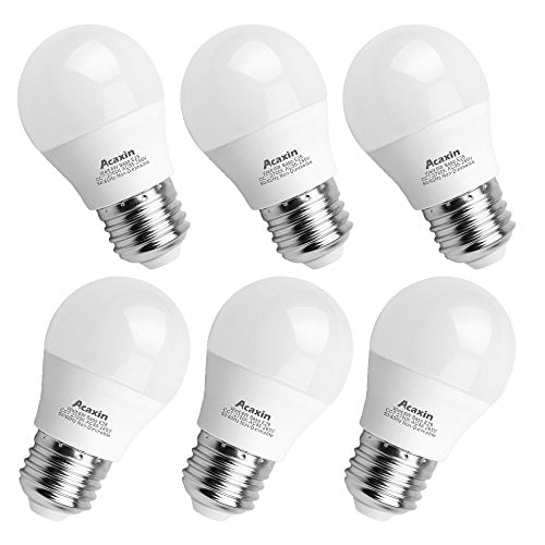 Book Cover Acaxin A15 LED Bulb, A15 LED Lights 60W Equivalent,E26 Medium Base 2700K Warm White 600 Lumen Non-Dimmable E26 LED Bulb for Home Lighting,6 Pack