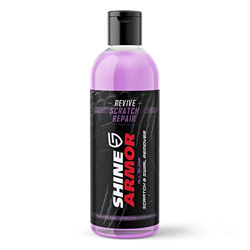 Book Cover Shine Armor Revive Scratch Swirl Remover & Repair - Paint Remover for Marks, Scuff, Blemish, Scratch Removal - Water Spots, Hairline Polish Car Care Auto Detail Restorer