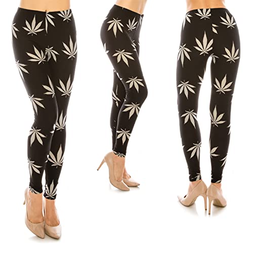 Book Cover Eevee Women's Ultra Soft Patterned Leggings - One Size - Plus Size