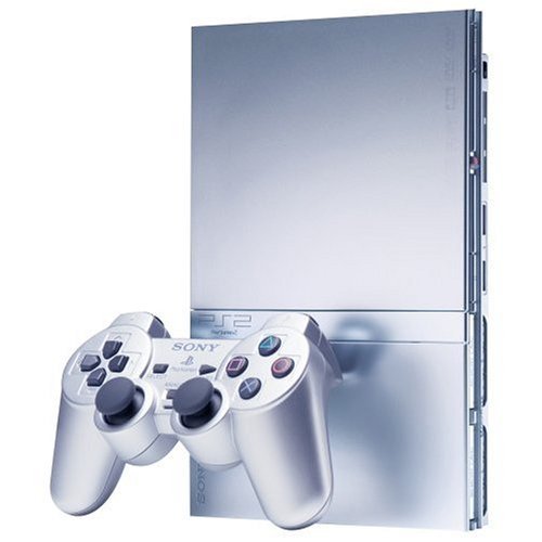 Book Cover PlayStation 2 Slim Silver (Renewed)