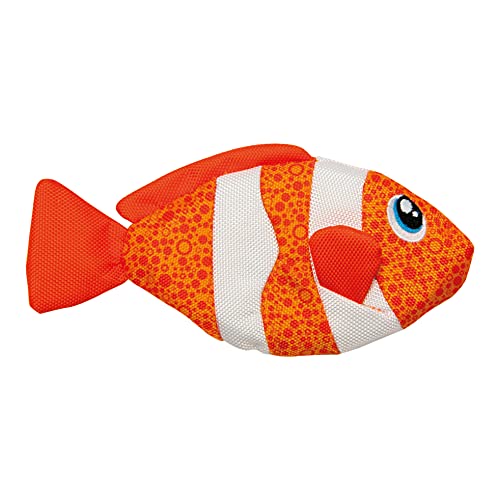 Book Cover Outward Hound Floatiez Clownfish Floating Interactive Dog Toy, Small