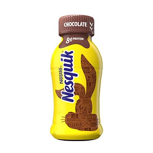 Book Cover NESQUIK Ready To Drink Aseptic Chocolate1% 12x8floz Bottles