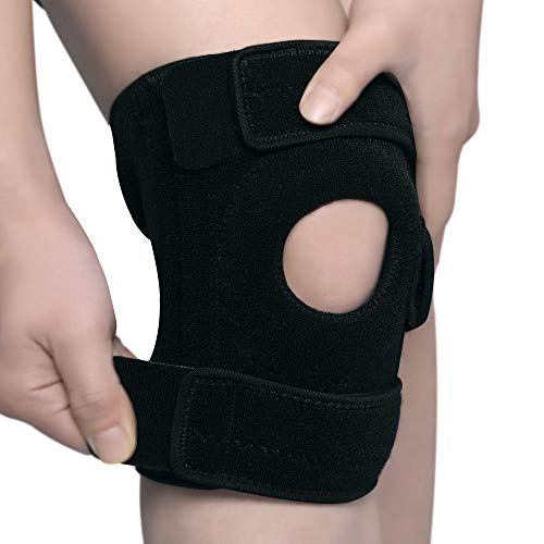 Book Cover KANGDA Knee Brace For Arthritis Tendonitis ACL MCL Injury Joint Torn Meniscus Osteoarthritis Tennis Volleyball Basketball Gym Adjustable Velcro Patella Wrap Neoprene Compression Men Women Pain Relief