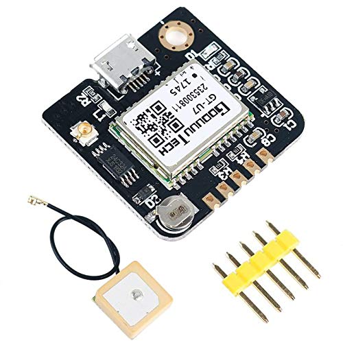 Book Cover GPS Module GPS NEO-6M(Ar duino GPS, Drone Microcontroller GPS Receiver) Compatible with 51 Microcontroller STM32 Ar duino UNO R3 with IPEX Antenna High Sensitivity for Navigation Satellite Positioning