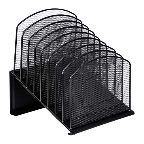 Book Cover Amazon Basics Mesh Eight-Tier Inclined Sorter