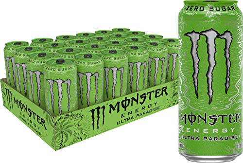 Book Cover Monster Energy Ultra Paradise, Sugar Free Energy Drink, 16 Ounce (Pack of 24)