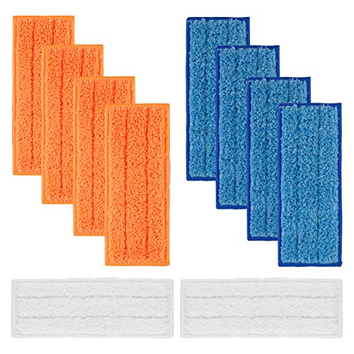 Book Cover MXZONE Replacement 10 Packs Washable Mopping Pads Wet Damp Dry Sweeping Pads for iRobot Braava Jet 240 241