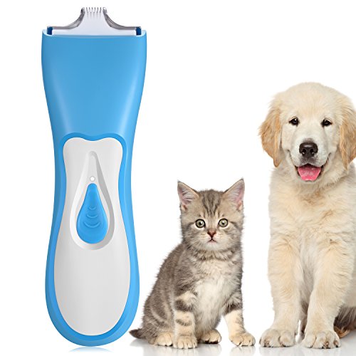 Book Cover BlueFire Upgraded Professional Dog Grooming Clipper, Cordless Rechargable Quiet Cat Dog Hair Clippers Pet Trimmer, Washable Low Noise Electric Dog Shaver Clippers for Dogs, Cats, Other Pets