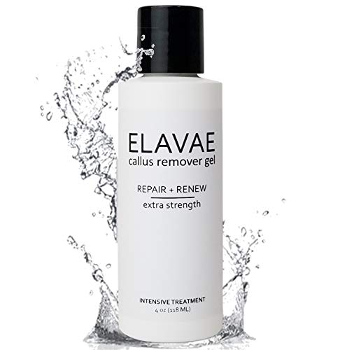 Book Cover Elavae Callus Remover Gel Extra Strength. Works well with foot scrubber, file, pumice stone and other favorite pedicure tools. Achieve foot spa professional results in minutes!