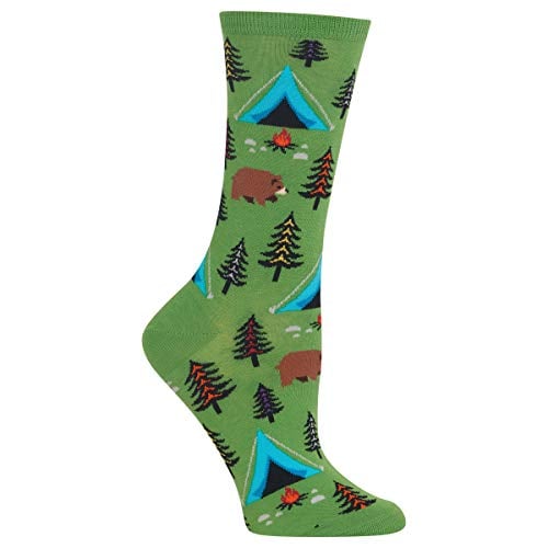 Book Cover Hot Sox Women's The Outdoors Novelty Crew Socks