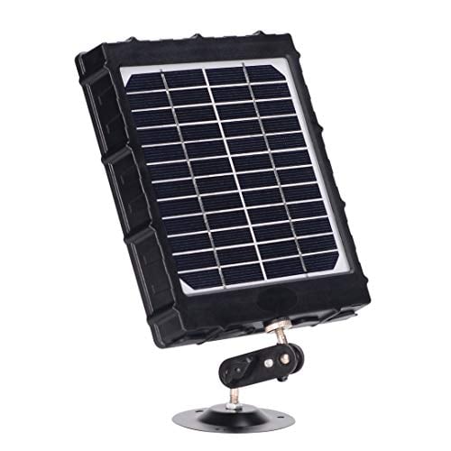 Book Cover Kuool Solar Panel 8000mA 12V 9V 6V 3W IP54 Waterproof Charger for All Hunting Trail Game Camera Trail cam 3G 4G
