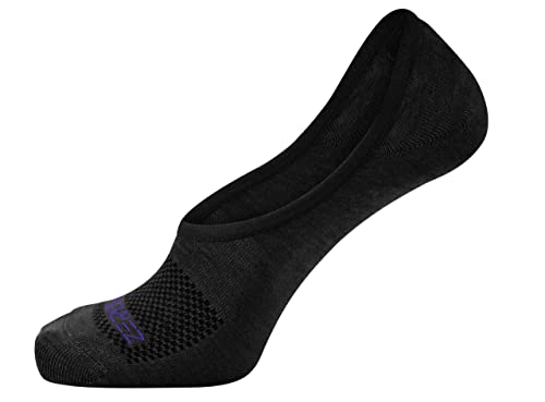 Book Cover ZeroSock Womens Bamboo Super Low Invisible Socks With Mesh Ventilation with Anti-Slip Gel Heel Grip (4 Pairs Per Box)