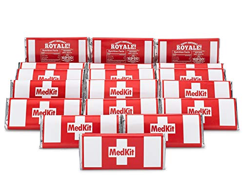 Book Cover Ecorn Medkit Labels (16 Pack) - Gaming Party Supplies [Tape, Gluestick and Chocolate Bars Needed but Not Included]