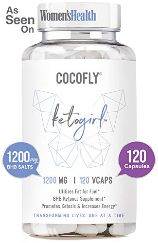 Book Cover COCOFLY Ultra Fast Keto Boost - 1200 mg KetoGirl Burn Pills for Women, Utilize Fat for Energy, Super Rapid Ketosis, Enhanced Pure BHB Salts, 6X Advanced Weight Loss Supplement, Slim Exogenous Ketones