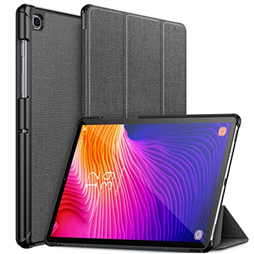 Book Cover INFILAND Samsung Galaxy Tab S5e Case Compatible with Samsung Galaxy Tab S5e 10.5 inch Model SM-T720/T725 2019 Release (Auto Wake/Sleep), Gray