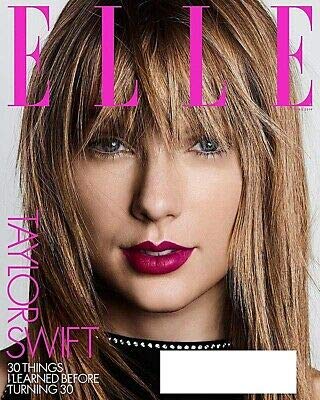 Book Cover Elle Magazine (April, 2019) Taylor Swift Cover