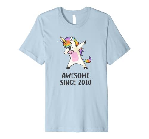 Book Cover Dabbing Unicorn Shirt Awesome Since 2010 9th Birthday TShirt