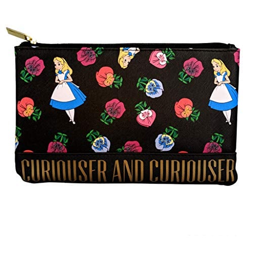 Book Cover Loungefly Disney Alice In Wonderland Faux Leather Coin Bag Wallet WDCB0425