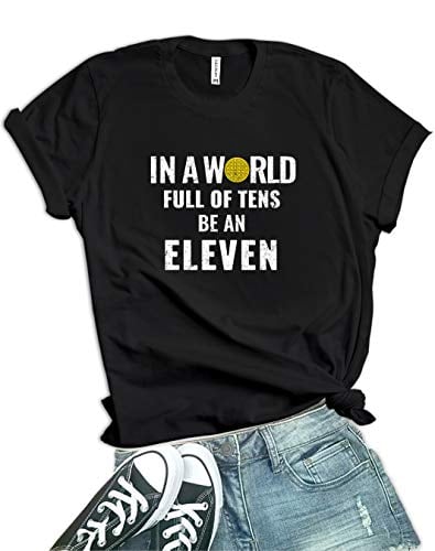 Book Cover Stranger Be an Eleven Shirt - Womens Vintage Graphic Tee Things Merchandise
