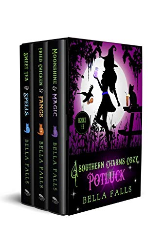 Book Cover A Southern Charms Cozy Potluck: A Paranormal Cozy Mystery Box Set Books 1-3
